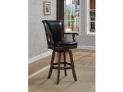 American Heritage Napoli Bar Height Stool in Pewter
