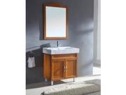 Legion Furniture WA3131 31.5 Solid Wood Sink Chest In Medium Maple With Mirro