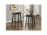 Monarch Specialties Cappuccino Saddle Seat Barstools I 1535 36 29 Inch [Set of