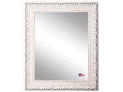 Rayne Ava Collection Victorian White Wall Mirror 26.5 x 32.5
