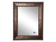 Rayne Ava Collection Traditional Copper Bronze Wall Mirror 29.5 x 35.5