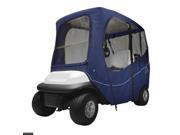 Fairway Golf Cart Quick Fit Cover Long Roof Black