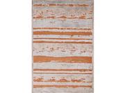 Jaipur Fables Dazzle Rectangular Rug In Apricot Orange And Barely Blue 5 foot