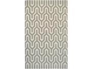 Couristan Super Indo Natural Cambria Rug In White Grey 8 Foot x 11 Foot