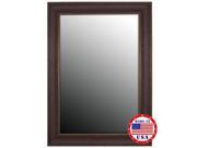 Hitchcock Butterfield Copper Embossed Bronze Framed Wall Mirror 31 x 43