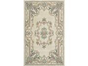 Rugs America New Aubusson Ivory 510 201 Rug 4 Foot x 6 Foot