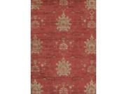 Rugs America Rallye Amber Red 9177B Rug 5 Foot 3 Inch x 7 Foot 10