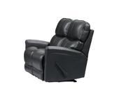 Sunset Trading Cologne Dual Reclining Glider Loveseat In Charcoal Grey