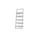 Manhattan Comfort Carpina Ladder Shelf In White