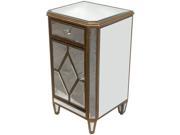 AFD Home Astor Mirrored Side Table