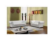 Mod Made Will Leather Sofa In White