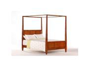 Night and Day Laurel Canopy Bed Queen Cherry