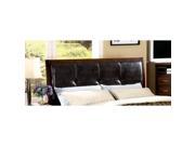 Furniture of America Contemporary 4 Drawer Bed In Brown Cherry Queen