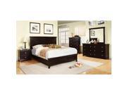 Furniture of America Transitional Panel Bed In Espresso California King