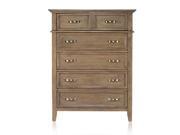 Furniture of America Country Inspired Bedroom Chest In Weathered Oak