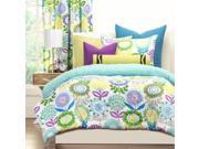 SIS Covers Crayola Pointillist Pansy Comforter Set Full Queen