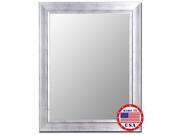 Hitchcock Butterfield Vintage Silver And Silver Liner Framed Wall Mirror 38 x