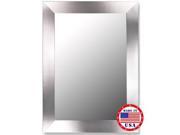 Hitchcock Butterfield Stainless Flat Framed Wall Mirror 2539000 26 x 36
