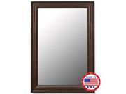 Hitchcock Butterfield Traditional Mahogany Black Framed Wall Mirror 29 x 41