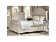 American Woodcrafters Newport Panel Bed King With Storage Footboard