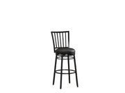 American Heritage Easton Collection Counter Height Barstool in Black Counter H