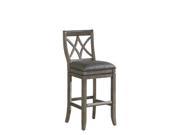 American Heritage Hadley Collection Counter Height Barstool in Glacier Bar Hei