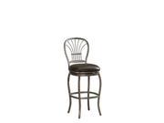 American Heritage Harper Collection Counter Height Barstool in Rustic Pewter B