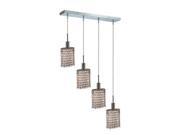 Lighting By Pecaso Wiatt Collection Hanging Fixture Oblong Canopy D26inx5in H12i
