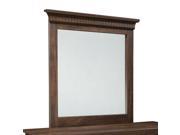 Standard Furniture Weatherly Rectangular Mirror in Cherry Weathered Brown