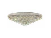 Lighting By Pecaso Adele Collection Flush Mount D48in H16in Lt 33 Chrome Finish