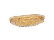 Lighting By Pecaso Adele Collection Flush Mount Oval L40in W24in H12in Lt 24 Gol