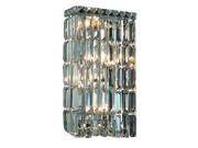 Lighting By Pecaso Chantal Collection Wall Sconce W8in H16in E4in Lt 4 Chrome Fi