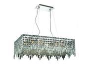 Lighting By Pecaso Chantal Collection Hanging Fixture L32in W16in H10.5in Lt 16
