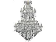 Lighting By Pecaso Karla Collection Large Hanging Fixture D72in H96in Lt 84 Chro