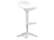 Fine Mod Imports Different Bar Stool Chair in White [Set of 2]