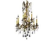 Lighting By Pecaso Reynard Collection Hanging Fixture D23in H31in Lt 6 3 Antique