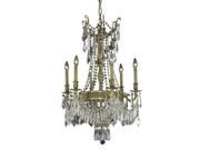 Lighting By Pecaso Telfour Collection Hanging Fixture D22in H34in Lt 9 French Go