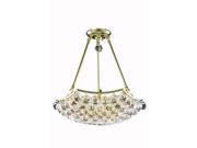 Lighting By Pecaso Taillefer Collection Flush Mount D10in H7in Lt 3 Gold Finish