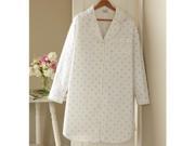 Taylor Linens Ditsy Dot Grey Nightshirt Extra Large