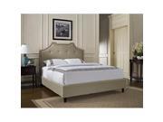 Powell Crown Button Tuft King Size Bed