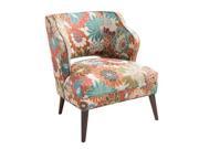 Madison Park Cody Armless Floral Mod Chair