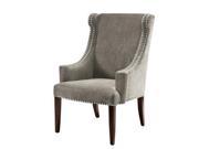 Madison Park Marcel High Back Wing Chair In Charcoal