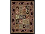 Mayberry Rugs American Destination Masters Lodge Ebony 3 Foot 11 x 5 Foot 3 In