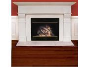 American Gas Log Roosevelt Thin Cast Stone Mantel In Almond 72 Inch Mantel She