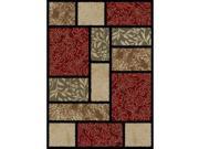 Mayberry Rugs Home Town Modern Panel Multi 7 Foot 10 Inch x 9 Foot 10 Inch