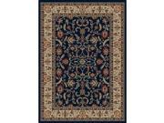 Mayberry Rugs 2 Home Town Classic Keshan Navy 5 Foot 3 Inch x 7 Foot 7 Inch