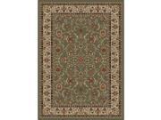 Mayberry Rugs 2 Home Town Classic Keshan Sage 2 Foot 3 Inch x 7 Foot 7 Inch