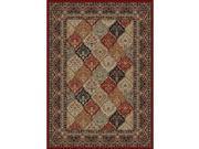 Mayberry Rugs Home Town Panel Kerman Claret 7 Foot 10 Inch x 9 Foot 10 Inch
