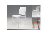 Mobital Vata Stackable Dining Chair Orange [Set of 4]
