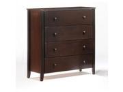 Night and Day Zest 4 Drawer Chest White